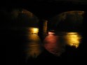 Brücke über die Dordogne bei Nacht