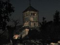 Kirche bei Taiz bei Nacht