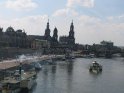Blick über die Elbe auf die Altstadt von Dresden