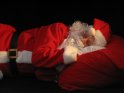 Schlafender Weihnachtsmann