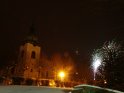 Die Kirche von Jiretin pod Jedlovou zu Silvester