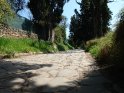 ... Hier und auch bereits auf einigen der vorigen Bilder kann man sehr schön sehen, dass hier das ursprüngliche Pflaster der Via Appia (damals noch nicht Antica) noch erhalten ist. ...