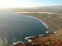 Blick von der Montana Roja auf die Playa de Tejita