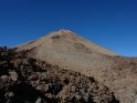 Blick ber die Felsenwste auf den Gipfel des Teide