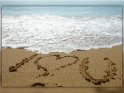 I Love You in den Strand geschrieben