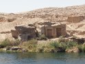 Direkt am Nil gelegene Grber