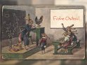 Frohe Ostern! 
Antike Postkarte mit einem Motiv von Arthur Thiele (1860-1936)