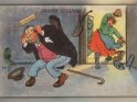 Prosit Neujahr! 
 
Antike Postkarte mit einem Motiv von Arthur Thiele (1860-1936)