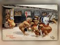 Joyeuses Pâques! 
 
Antike Postkarte mit einem Motiv von Arthur Thiele (1860-1936)