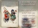 Eine wunderschöne Weihnachtszeit! 
Das Wetter wird zwar wohl mal wieder ziemlich unweihnachtlich aber das sind wir ja eigentlich langsam gewöhnt! 
Antike Postkarte mit einem Motiv von Arthur Thiele (1860-1936)