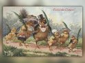 Fröhliche Ostern! 
Antike Postkarte mit einem Motiv von Arthur Thiele (1860-1936)