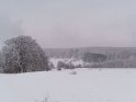 Blick auf das winterliche Kerstlingeröder Feld im Göttinger Wald