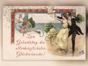 Zum Geburtstag die allerherzlichsten Glückwünsche! 
 
Antike Postkarte mit einem Motiv von Arthur Thiele (1860-1936)