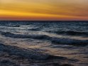 Blick auf die Ostsee kurz nach Sonnenuntergang