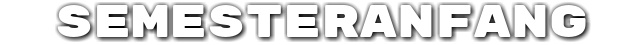 Semesteranfang