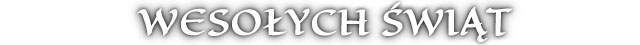 Wesolych Swiat